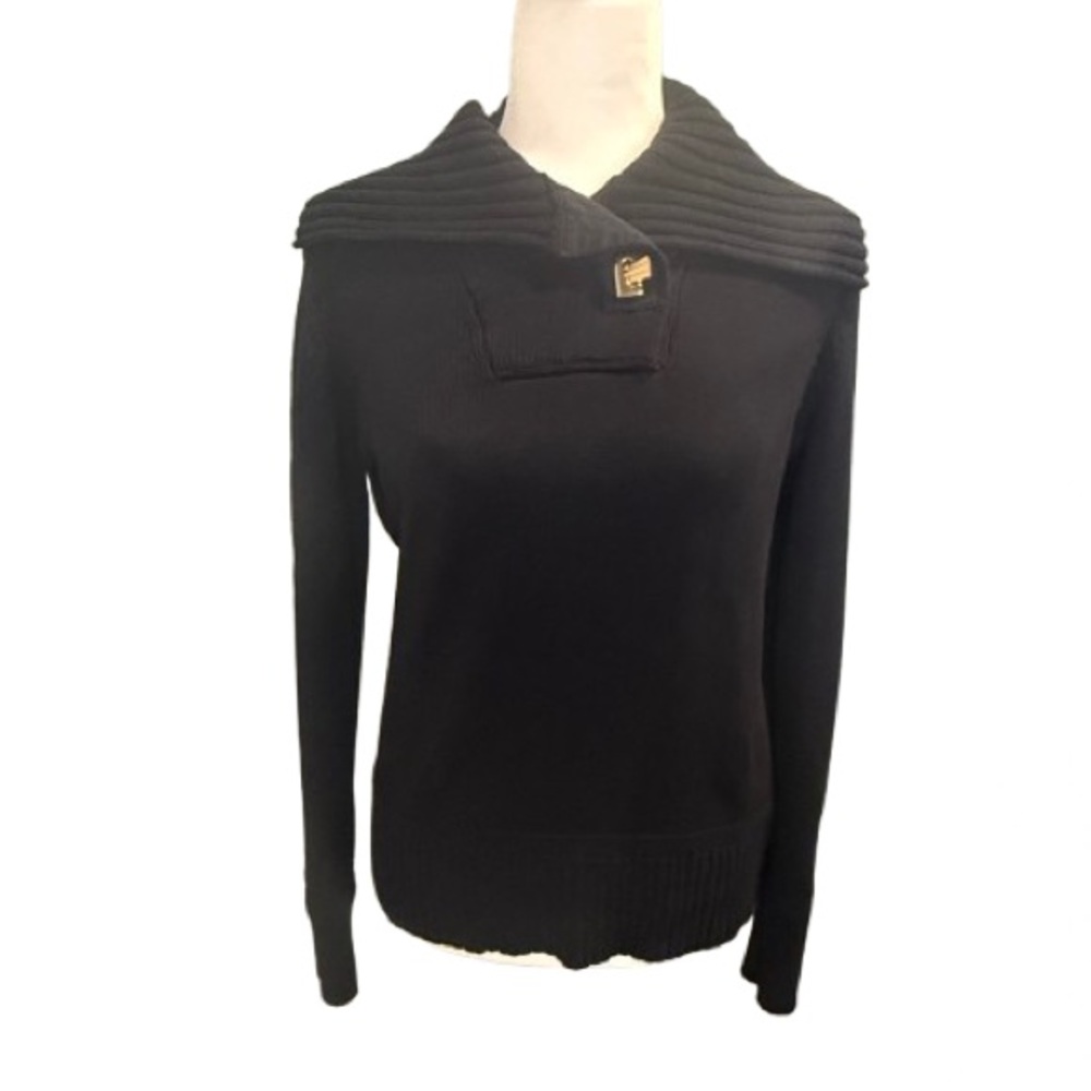 Ralph Lauren Black Cotton Sweater